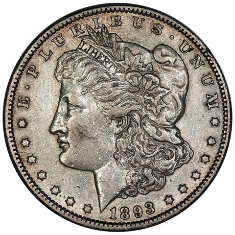 1893 P Morgan Silver Dollar - Extremely Fine