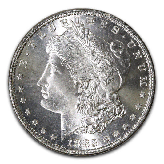 1885-CC Morgan Silver Dollar