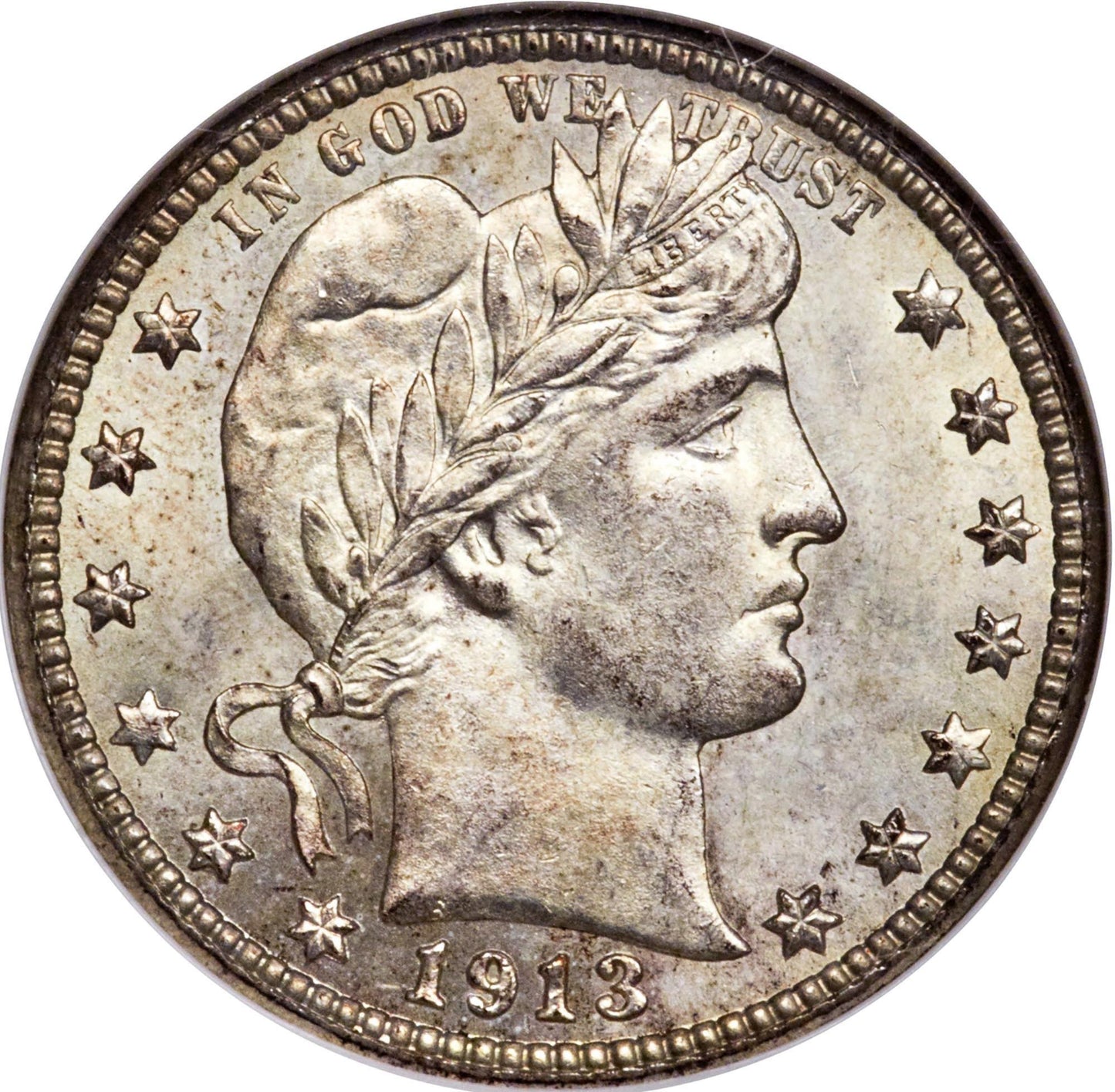 1913-D 25C Barber Quarter Coin