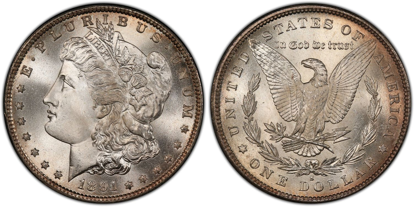 1891-S Morgan Silver $1 Dollar