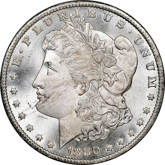 1880-CC Morgan Silver Dollar