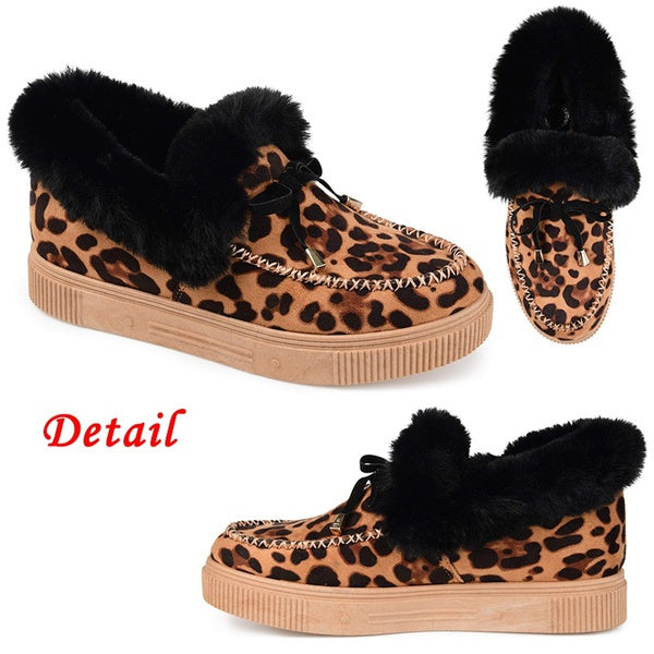 Thick Bottom And Velvet Thick Warm Cotton Shoes Women Snow Boots