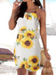 Women's Summer Sling Slim Fit Sleeveless Casual Dress