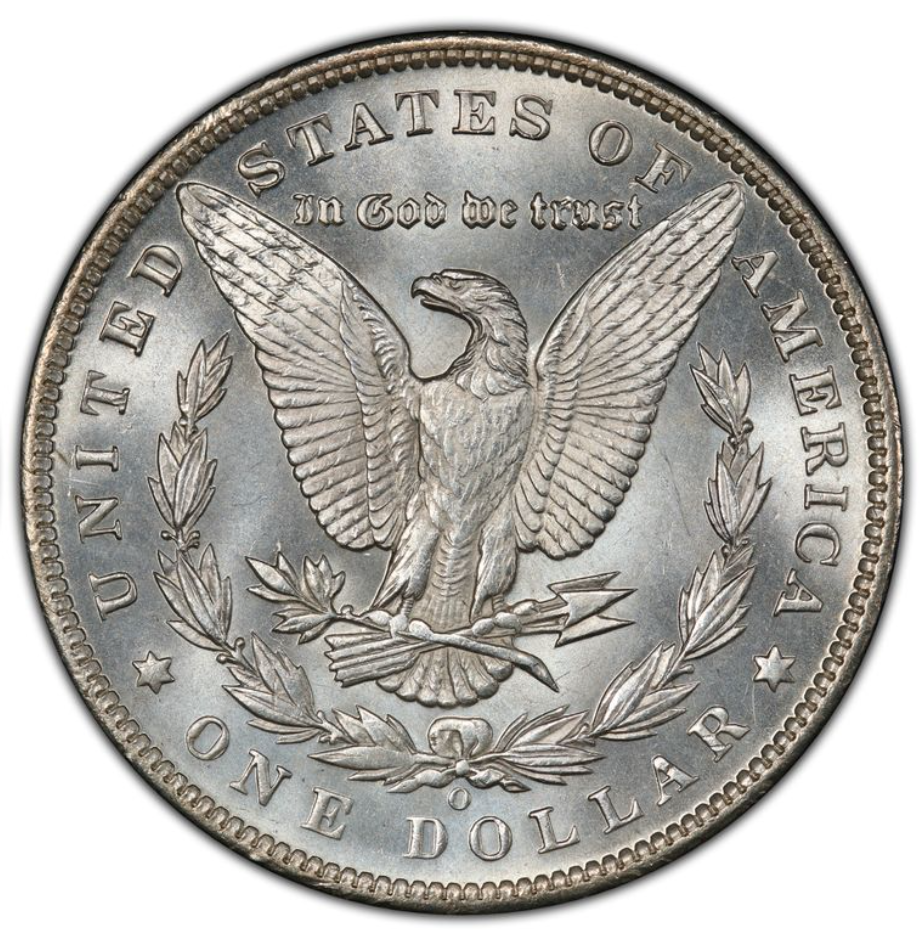 1893-O Morgan Silver $1 Dollar