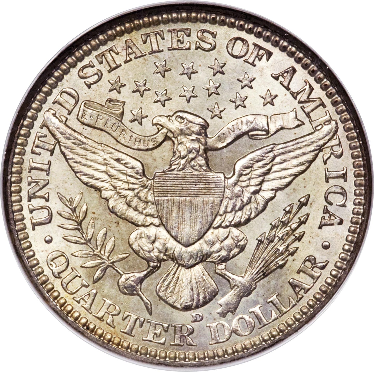 1913-D 25C Barber Quarter Coin