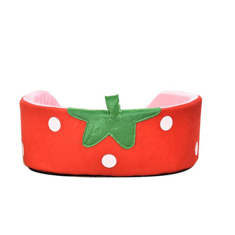 Soft Comfortable And Cute Strawberry-shaped Pet Nest