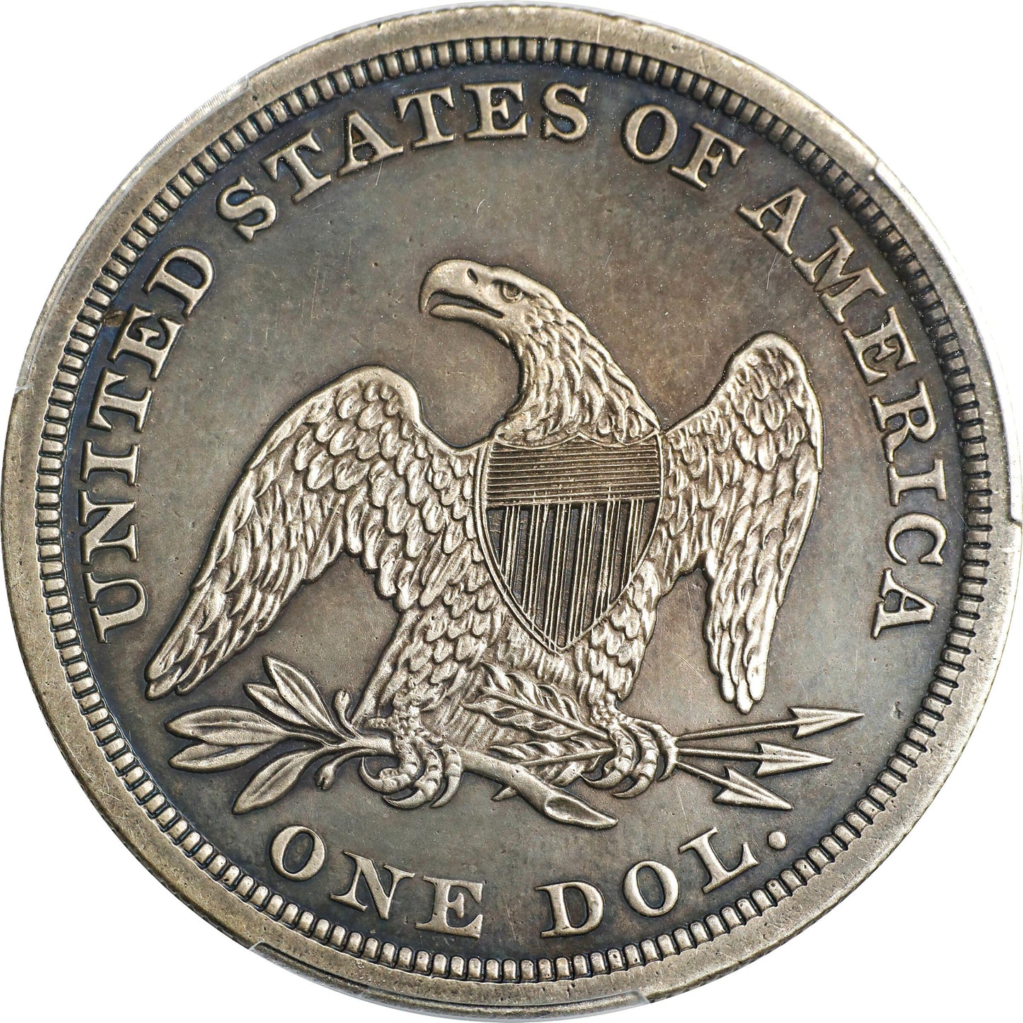 1852 Seated Liberty Silver $1 Dollar