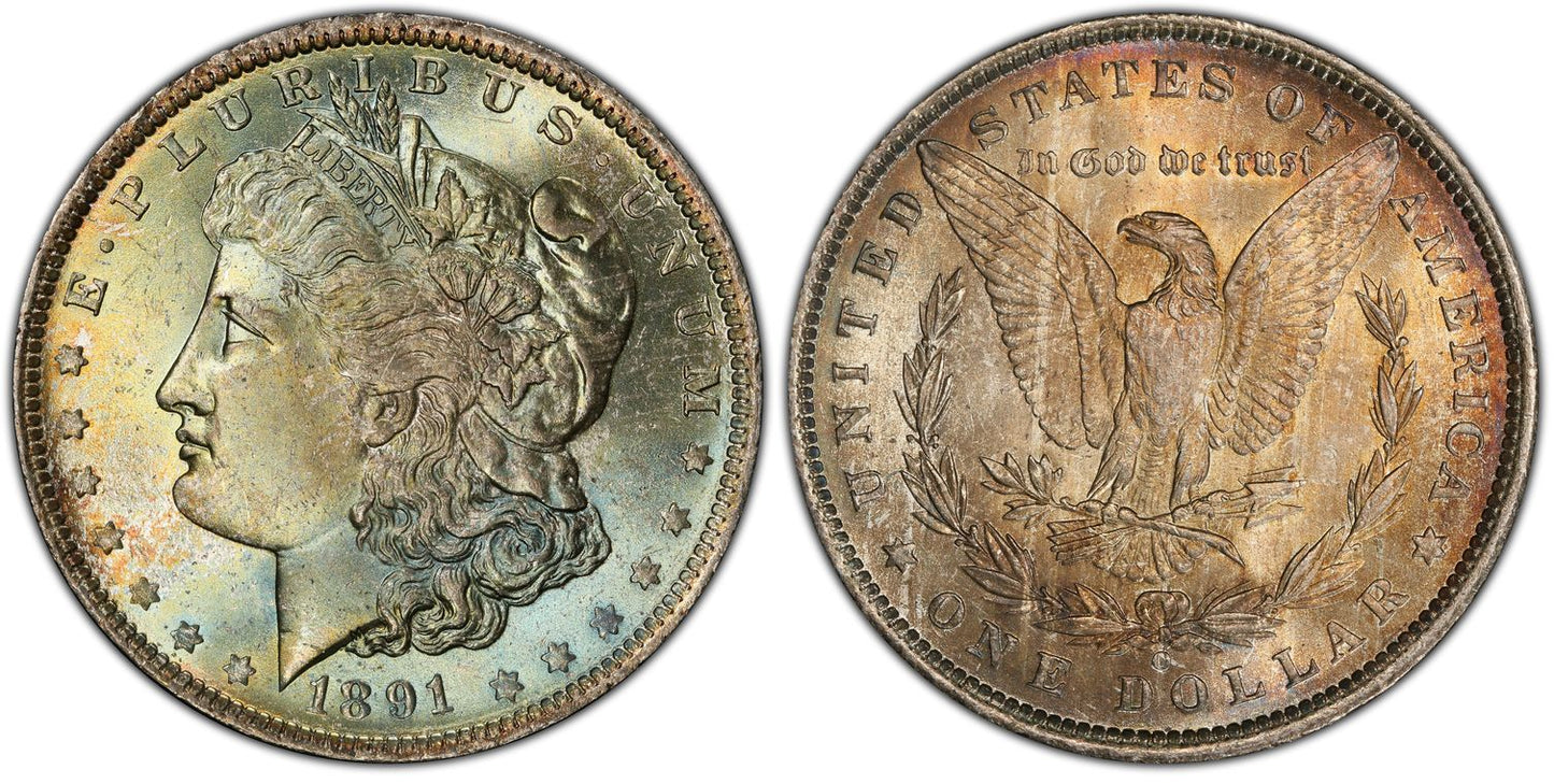 1891-O Morgan Silver $1 Dollar