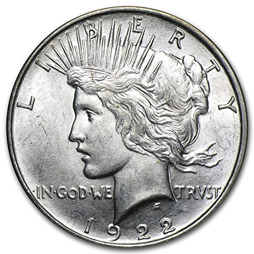 1921-1922 Morgan Silver Dollar and Peace Dollar Set – 2PC