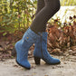 Woman High-heeled Denim Boots