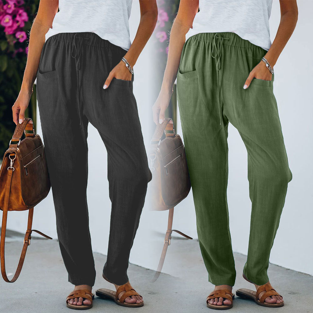 Women's Loose Casual Pants Daily Casual Solid Pants
