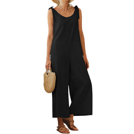 Women's Suspender Loose Jumpsuit Jumpsuit