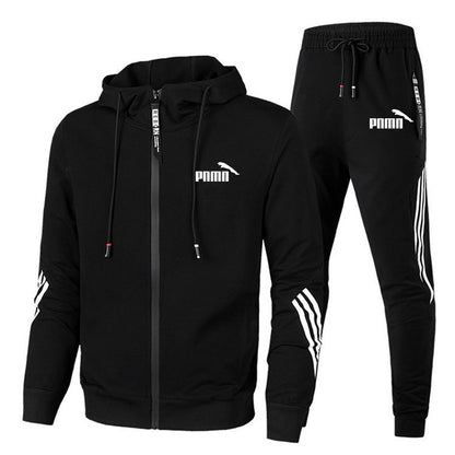 Men's Hooded Sweater Casual Sports Two-piece Suit