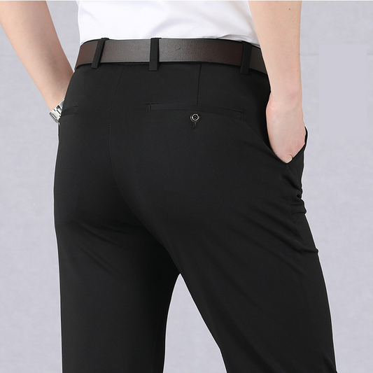 Men's Thick Casual Formal Suit Trousers And Trousers