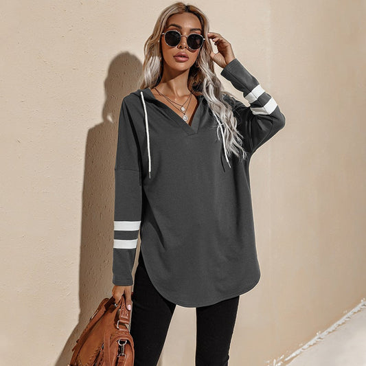 Women's Hooded Sweater Spring And Autumn Thin Loose Top