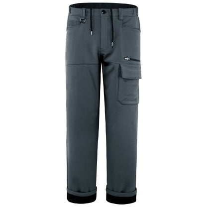 Men Plus Fleece Waterproof Multi-pocket Sports Long Pants