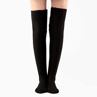 Women's Tall And Long Wool Pile Socks