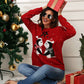 Christmas Woman Pullover Snowman Sweater