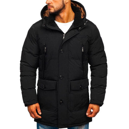 Men's Winter Thickening All Weather Coats Fitted Coats