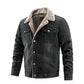 Men's Denim Jacket Winter Fleece Warm Jacket