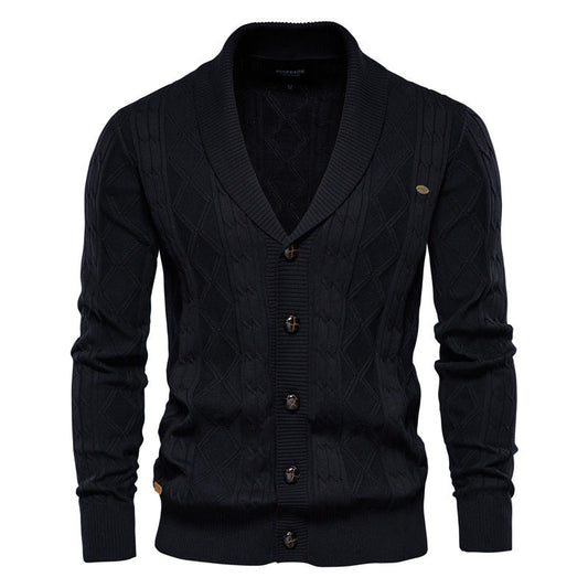 Winter Knitted Cardigan Jacket For Men