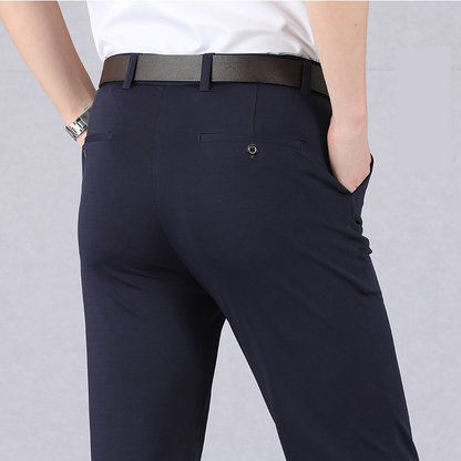 Men's Thick Casual Formal Suit Trousers And Trousers