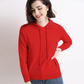 High Quality Women's Solid Color Sweater Hoodie