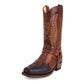 Women's Embroidered Leather Boots Low Heel Western Boots