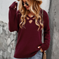 Women's Solid Color Casual Knit Sweater