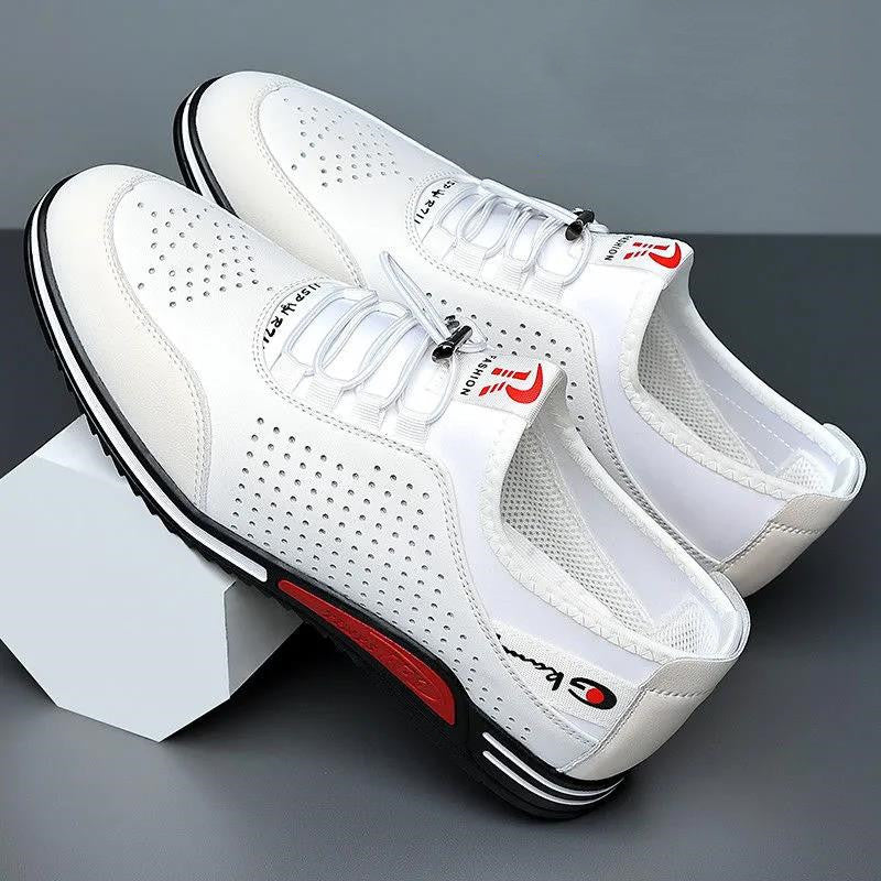 Men's Lace Up Casual Leather Shoes
