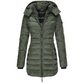 Women's Mid-length Slim-fit Padded Jacket Warm Down Padded Jacket