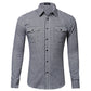Plaid Flannel Shirt Jacket For Men