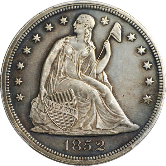 1852 Seated Liberty Silver $1 Dollar