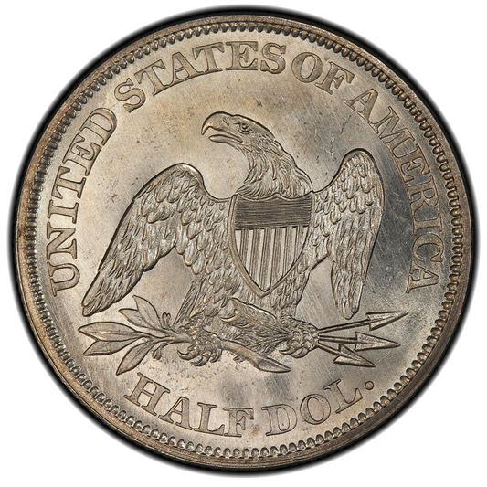 1863 Seated Half Dollar 50C