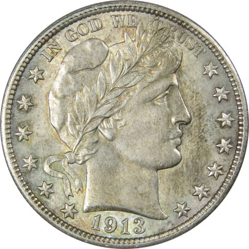 1913 Barber Half Dollar 50C