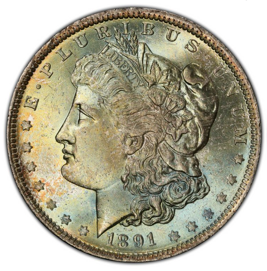 1891-O Morgan Silver $1 Dollar