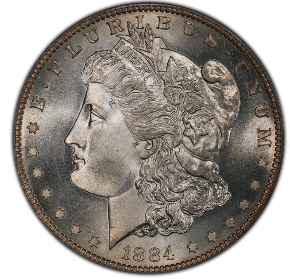 1884-S Morgan Silver Dollar $1