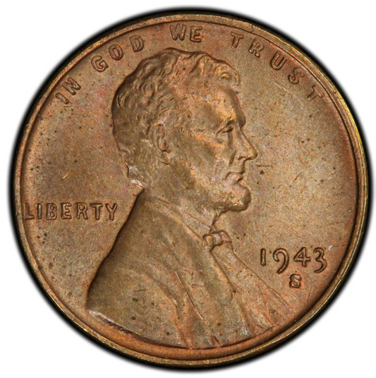 1943-S 1C Bronze Lincoln Cent