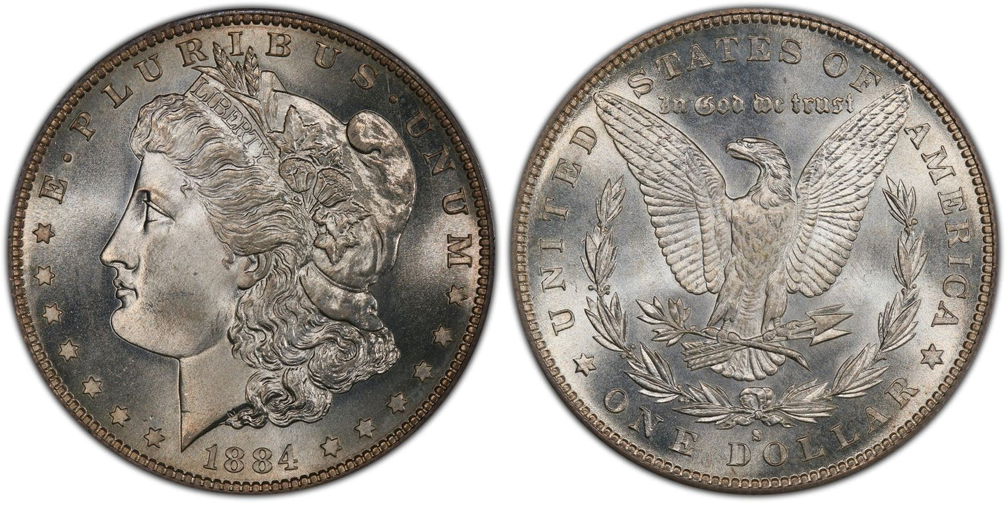 1884-S Morgan Silver Dollar $1