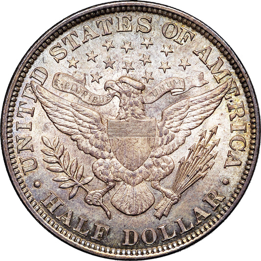 1892 Barber Half Dollar 50C