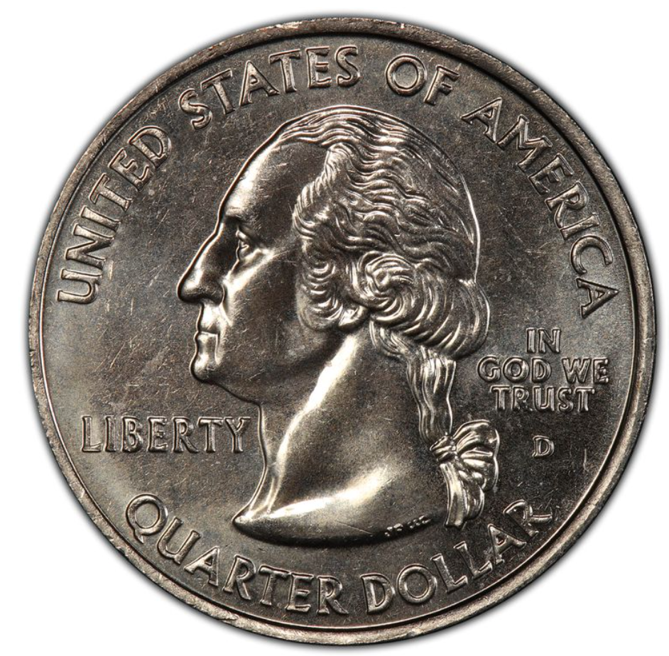 2004-D 25C Wisconsin Quarter Extra Leaf Low – byshoppy