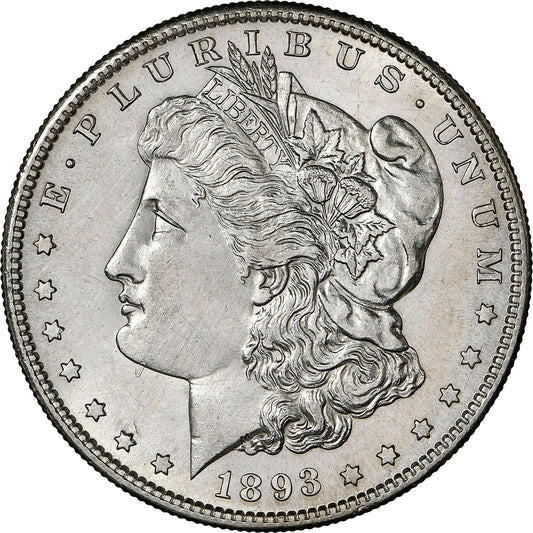 1893-S Morgan Silver $1 Dollar