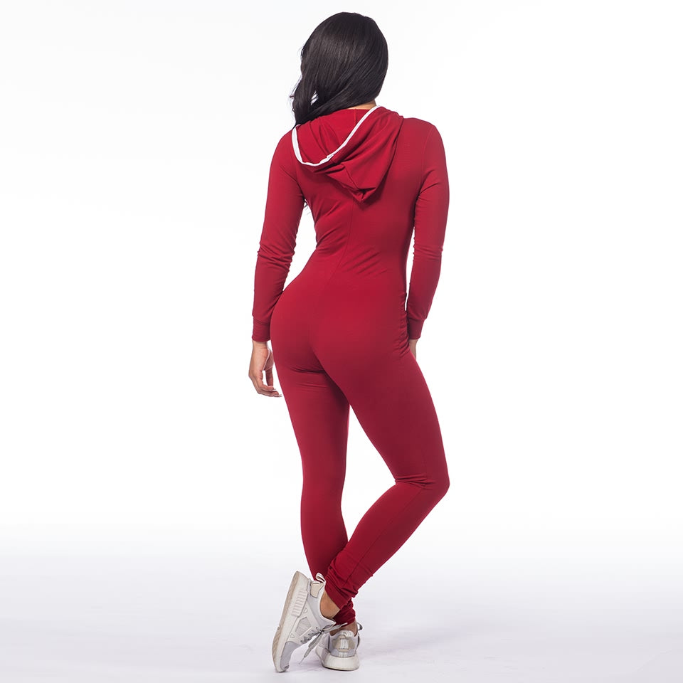 Women Sports Running Solid Playsuit Romper Gym Jogging Tracksuit Trouser