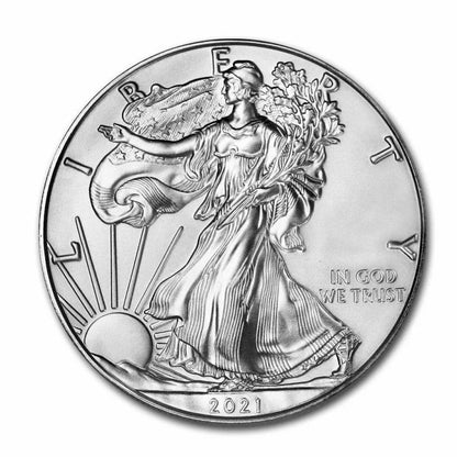2021 1 oz American Silver Eagle BU Coin